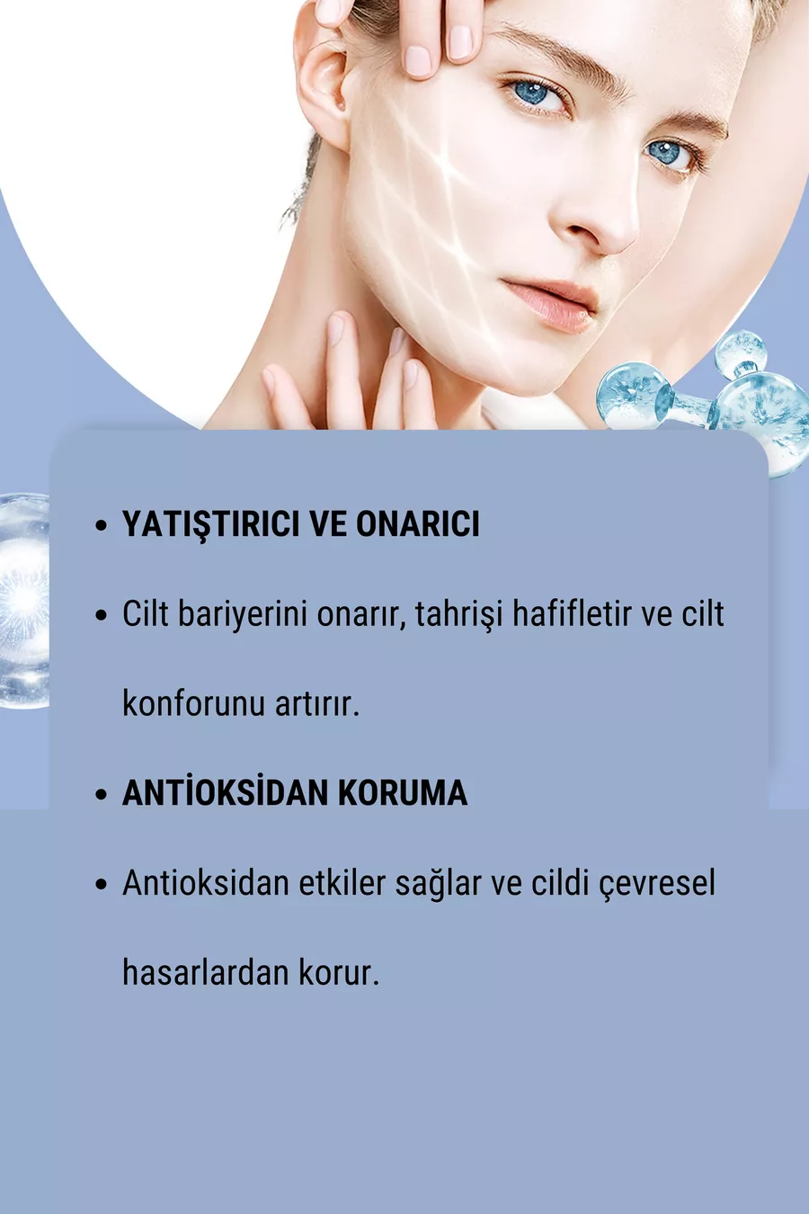 Kore Ice Gel Toner Tampon de Nettoyage du Visage Raffermissant Hydratant Anti-Âge - Panthénol Céramide