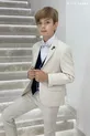Ensemble Costume Garçon  Ans avec Gilet de Sport et Veste  Beige