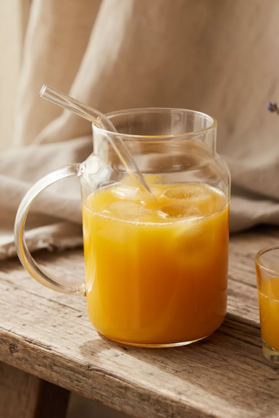 Grande Tasse en Verre Borosilicat avec Anse Résistante à la Chaleur - Verre à Thé, Café et Boissons