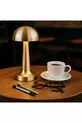 Lampe de table champignon en or rechargeable tactile à 3 couleurs réglables