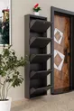 Meuble à chaussures en métal à 5 portes verrouillables Anthracite
