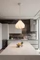 Suspension Simple Blanche Citrouille, Cuisine Style Campagne Moderne, Lustre Salon, Chambre (Bioplastique) 