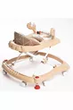 Trotteur pour bébé Spider marron de luxe avec jouets, musique et lumière à 3 niveaux avec siège