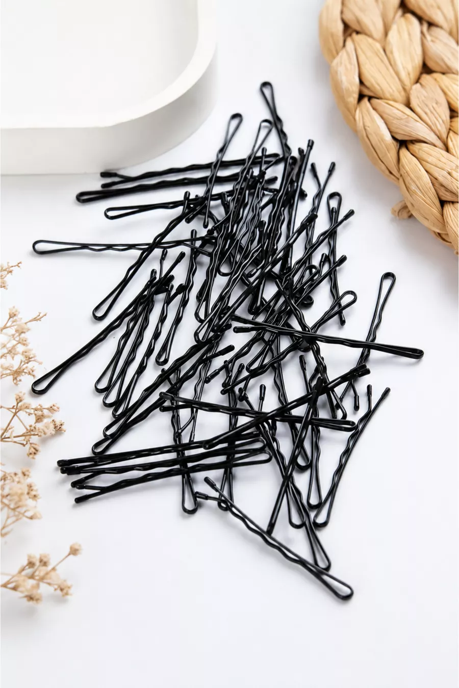 Set de  Pinces à Cheveux Noires | Pour Usage Quotidien et Chignon