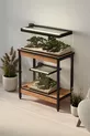 Table d'aquarium Table d'appoint Table avec pieds en métal  x  cm Pin