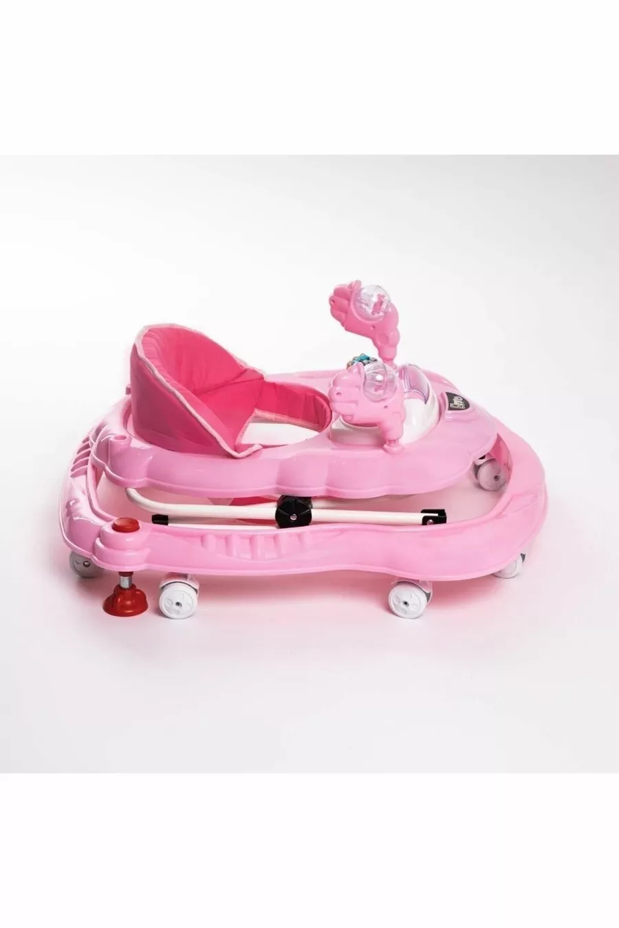 Trotteur pour bébé à 3 niveaux avec musique et jouets de luxe en forme d'araignée