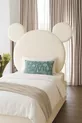 Tête de lit, peluche blanche, tête de lit simple avec coffre, tête de lit en peluche Mickey Mouse