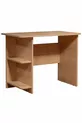 Lit superposé, Lit superposé Aura avec bureau et armoire à 3 portes, Noyer clair
