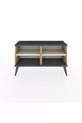 Commode Arges 2 étagères Pin-Anthracite / Pierre de lune