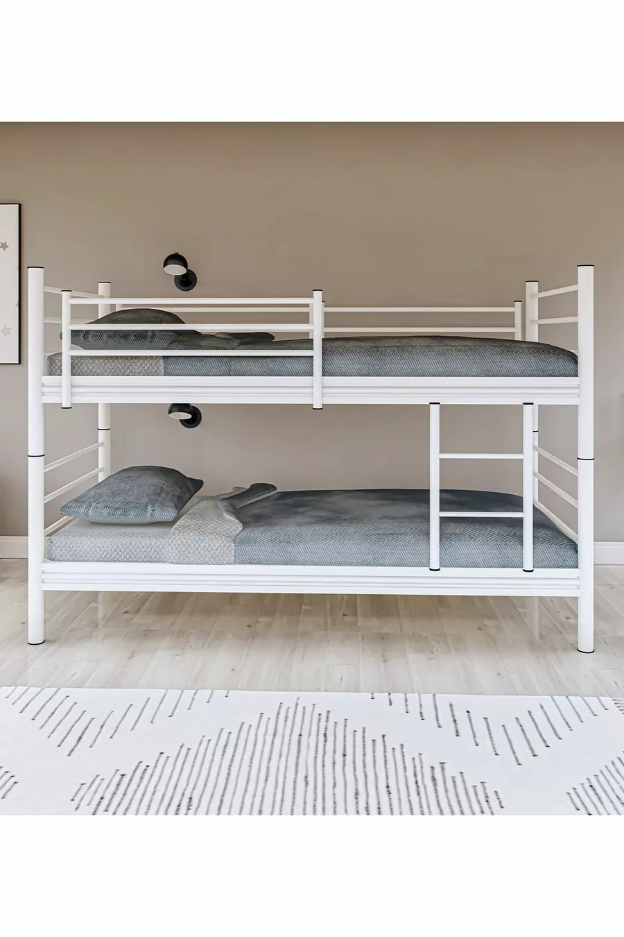 Lit superposé double modulable GM blanc