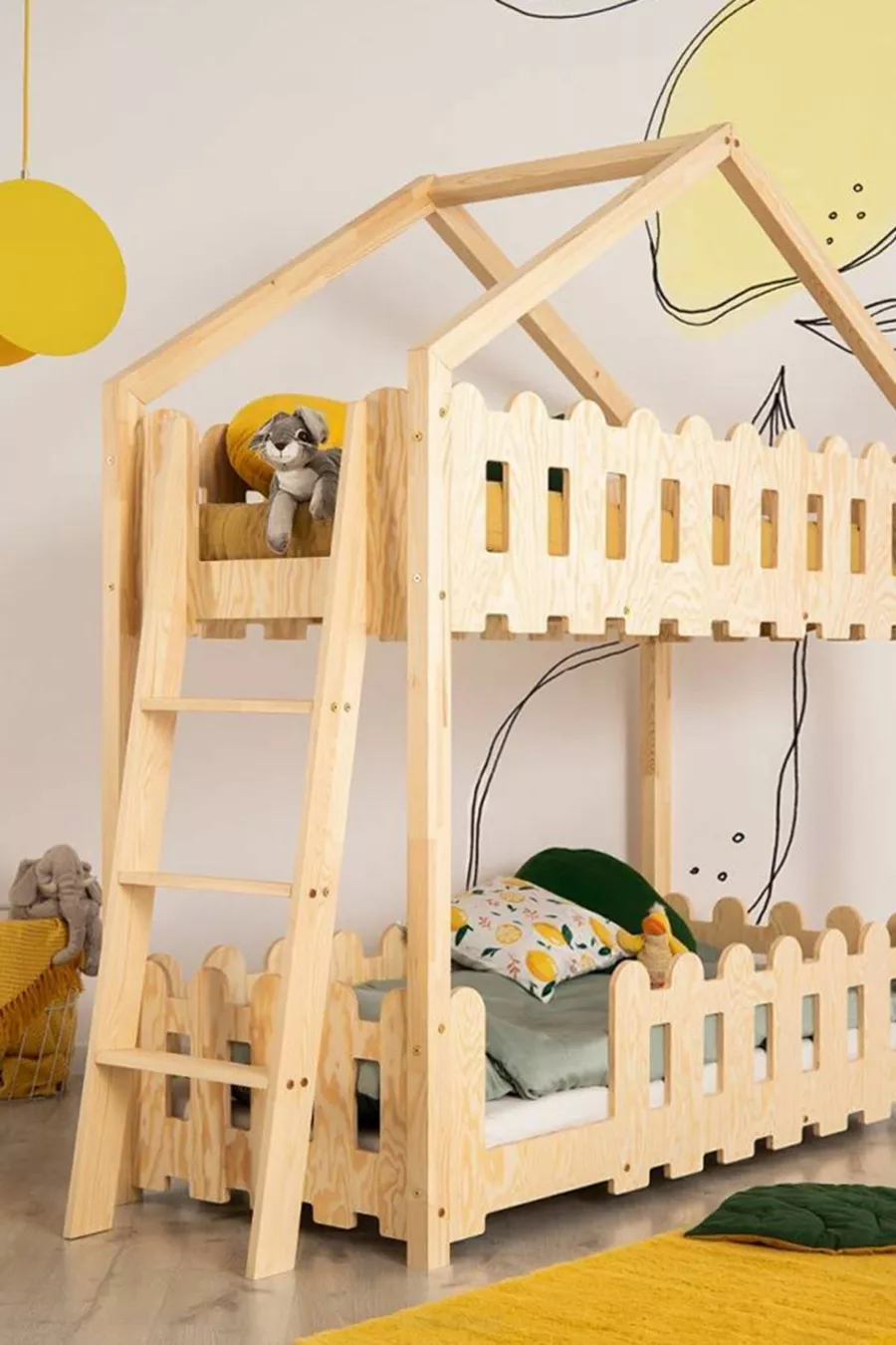 Lit superposé pour enfants Montessori Markaawm Palazzo avec structure