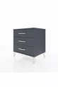 Chevet Hyperion 3 tiroirs Anthracite-Anthracite
