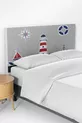Housse de tête de lit pour lit coffre de chambre d'enfant avec motif marin Sailor