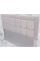 Titre DK Double Personne Tissu Plume de Poule Modèle Windows Lilas Clair Couleur Crème
