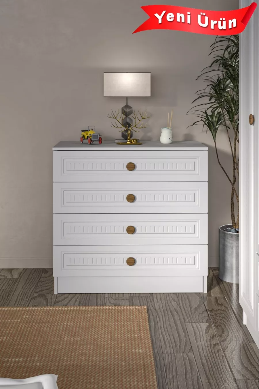 BUFFET BOHÈME AVEC PORTES EN MDF