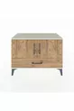 Commode Hyperion 2 étagères 1 tiroir 2 portes Pierre de lune-Épicéa