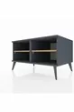 Commode Kronos 2 étagères Anthracite-Anthracite/Sapin