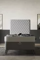 Set de lit en tissu ProBasic pour une personne (sommier, tête de lit, matelas)