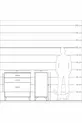 Commode Kronos 3 tiroirs Anthracite-Pin