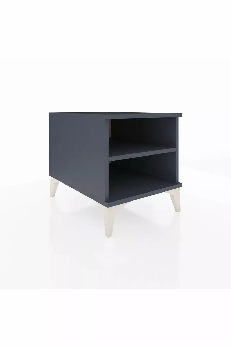 Chevet Kronos à une étagère Anthracite-Anthracite