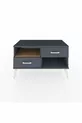 Commode Hyperion à une étagère et 2 tiroirs Anthracite-Sapin/Anthracite