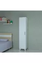 Armoire à étagères blanches polyvalente