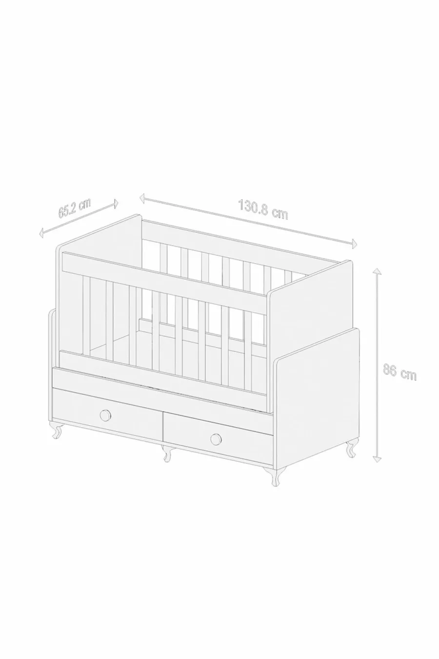 Minigold Berceau pour bébé oscillant et près de maman avec lit offert