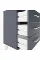 Chevet Arges 3 tiroirs Anthracite-Anthracite