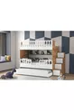 Lits superposés à volets / 2 matelas avec ressorts en bambou inclus / MDF à 100%