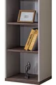 Chambre d'adolescent Milan - Armoire à 3 portes avec miroir, Lit, Table de chevet, Bureau, Commode, Bibliothèque