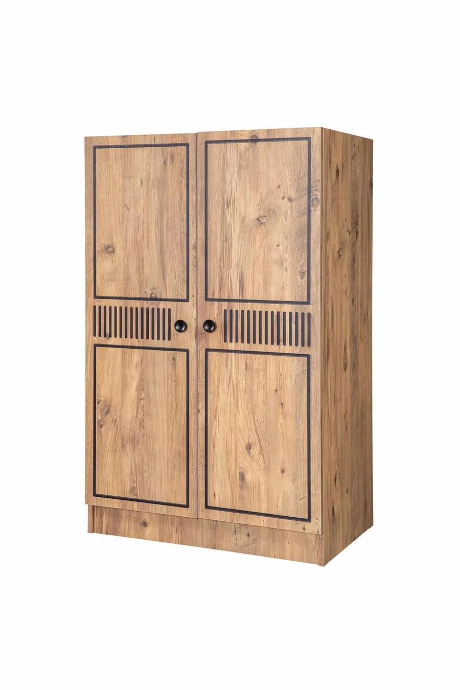 Lits superposés, lit superposé naturel, armoire, bureau