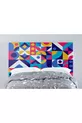 Housse de tête de lit avec motif géométrique coloré