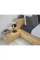 Plate-forme de lit en cube de sapin design personnalisé