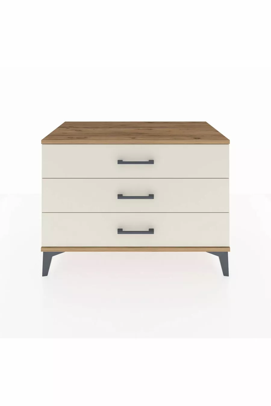 Commode Hyperion 3 tiroirs Pin-Ambre