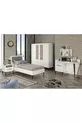 Chambre d'adolescent Trio White XL (%mdf)