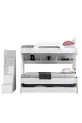 Lits superposés, Lit superposé avec nid d'ange en perle blanc, Lit superposé avec nid d'ange - 3 matelas confort