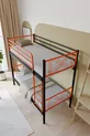 Lit superposé en métal premium Mix Compatible avec lit Matelas Orange Séparable
