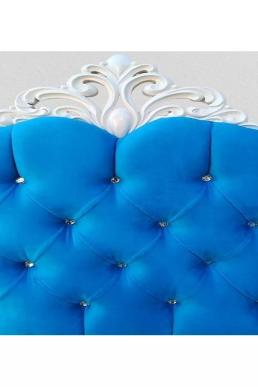 Titre DK Double Avangarde Turquoise Tissu Baby Face Capitonné Épais