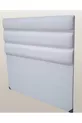 Titre DK Simple Modèle Cuir Synthétique blanc Tissu Tranche Horizontale Fait Main