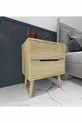 Commode Flora 2 tiroirs Chambre à coucher Chambre de bébé Chêne Saphir