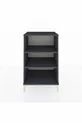 Commode Hyperion à 2 étagères Anthracite-Anthracite