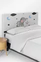 Housse de tête de lit pour chambre d'enfant avec motif d'adorable éléphant blanc
