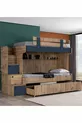 Lits superposés, Lit superposé pour enfants Riva 3 matelas confort