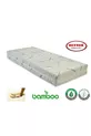 Matelas orthopédique en visco à fermeture éclair en bambou