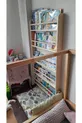 Bibliothèque Montessori Modèle Large à 5 Étages avec Barreaux Ronds