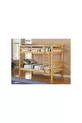 Lit superposé en bois naturel Montessori, lit en bois détachable compatible avec lit superposé en bois