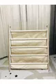 Bibliothèque Montessori pour enfants et bébés, éducative et portable, 4 étagères en tissu