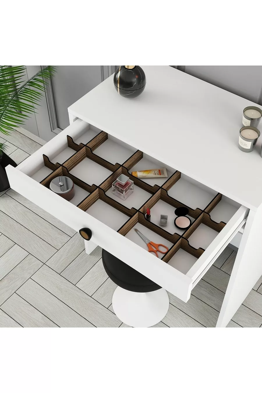 Coiffeuse Mini Lisbonne - Blanche