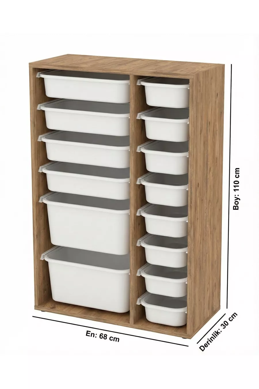Armoire à Jouets Polyvalente avec Tiroirs et Unité de Rangement – Organisateur de Chambre d’Enfant avec Étiquette Cadeau