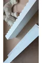 Bibliothèque murale Montessori pour bébé et enfant blanche 2 pièces, accessoire de chambre (blanc mat / et cm)